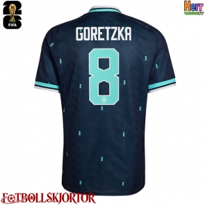 Tyskland Leon Goretzka #8 Bortatröja VM 2026 Kortärmad